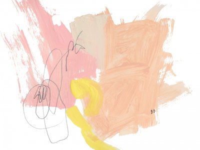 Nowoczesna abstrakcja w pastelowych barwach autorstwa Bronwyn Baker