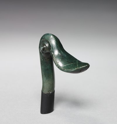 Zwieńczenie głowy kaczki, ok. 1400-1300 pne autorstwa Bronze Age