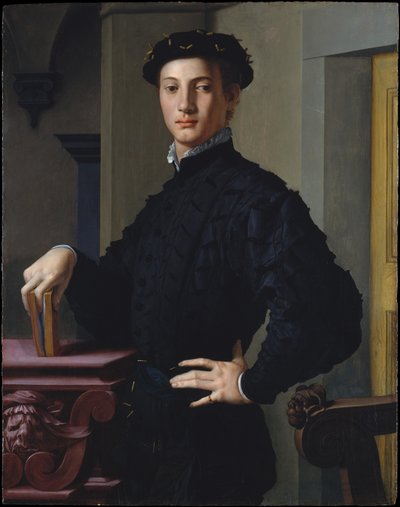 Włoski: Portret młodego mężczyzny z książką Portret młodego mężczyzny z książką autorstwa Bronzino