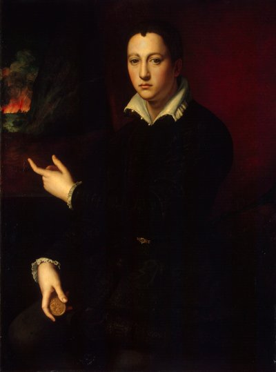 Portret Kosmy I Medyceusza autorstwa Bronzino