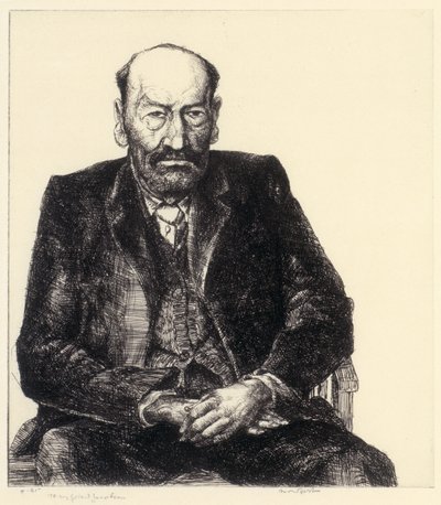 Portret starca autorstwa Bror Julius Olsson Nordfeldt