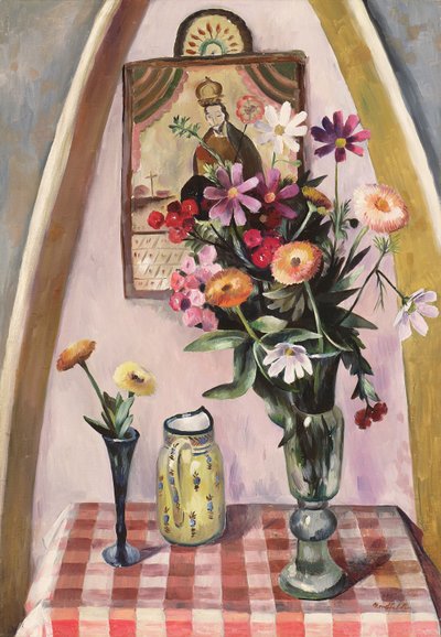 Martwa natura z Santo autorstwa Bror Julius Olsson Nordfeldt
