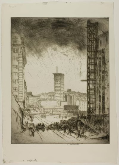 Rusztowanie autorstwa Bror Julius Olsson Nordfeldt