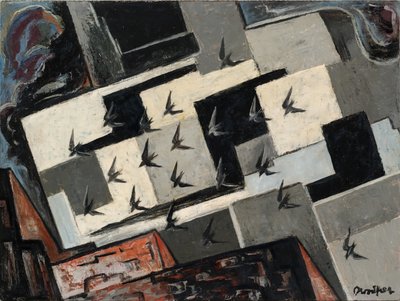 Jaskółki autorstwa Bror Julius Olsson Nordfeldt