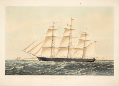 Słynny żelazny kliper o pojemności 767 ton, należący do firmy Messrs Seymour Peacock  Co z Londynu". autorstwa Brothers Kell