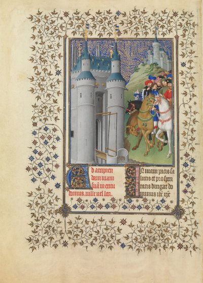Belles Heures Jeana de France, księcia Berry autorstwa Brothers Limbourg
