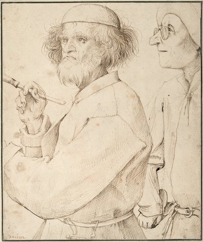 Malarz i Kupujący, 1565 autorstwa Bruegel