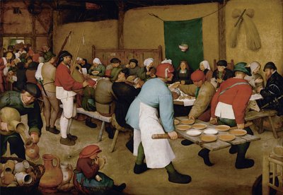 Wesele Chłopskie, ok. 1568 autorstwa Bruegel