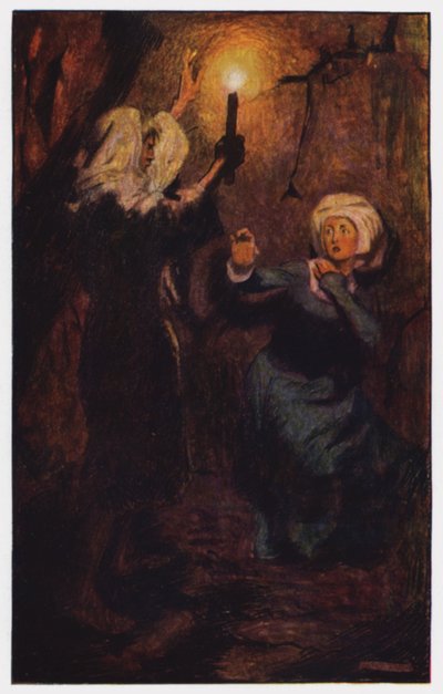 Ilustracja do The Cloister and The Hearth autorstwa Charlesa Reade (kolor lito) autorstwa Byam (after) Shaw