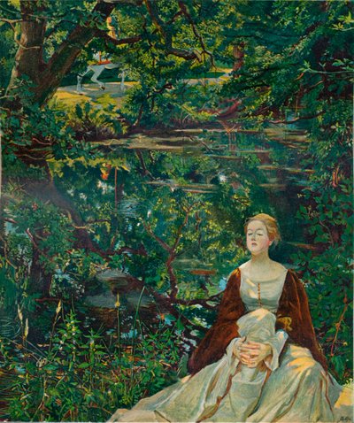 Z obrazu Byama Shawa, ok. 1899 r. autorstwa Byam Shaw
