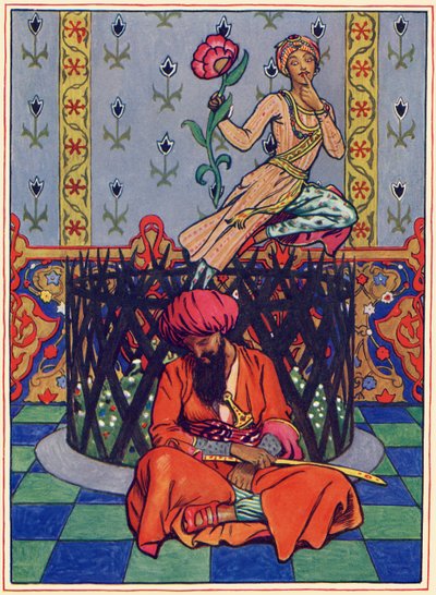 „Zaduma Ormuza Persa” autorstwa Byam Shaw