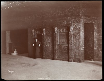 Ethel Barrymore w lobby Hudson Theatre w Nowym Jorku, 1903 (odbitka żelatynowa) autorstwa Byron Company