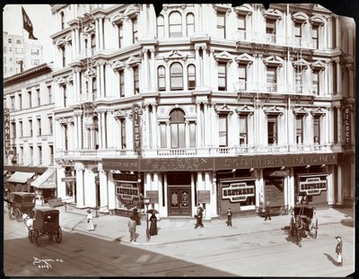 Gilsey House, Broadway i 29th Street, Nowy Jork, 1906 (srebrny odbitka żelatynowa) autorstwa Byron Company