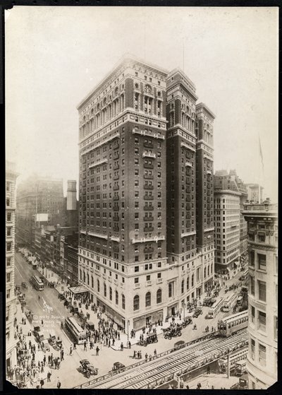 Hotel McAlpin, 34th Street i Broadway, Nowy Jork, 1912 r autorstwa Byron Company