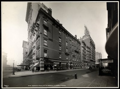 Hotel Woodward, Broadway i 55th Street, Nowy Jork, 1920 (odbitka żelatynowa) autorstwa Byron Company