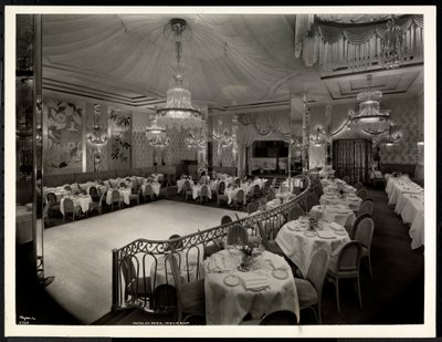 Pokój Iridium w hotelu St. Regis, 1937 (srebrny odbitka żelatynowa) autorstwa Byron Company