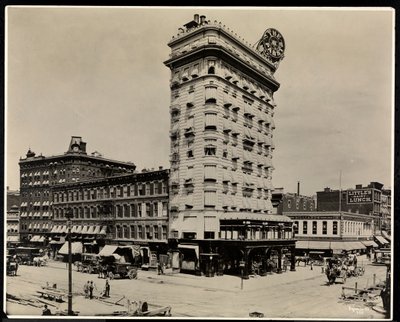 The Pabst Hotel, 42nd Street, Broadway i 7th Avenue, Nowy Jork, 1919 (srebrny odbitka żelatynowa) autorstwa Byron Company
