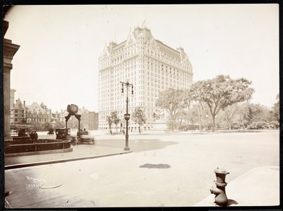 Hotel Plaza, 5th Avenue i 59th Street, Nowy Jork, 1907 (odbitka żelatynowa) autorstwa Byron Company