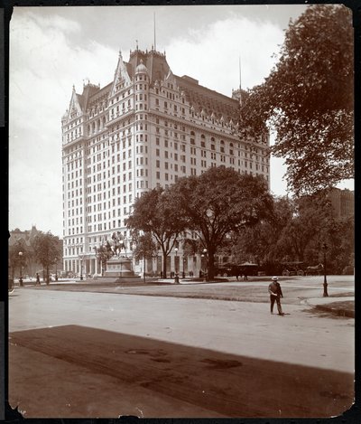 The Plaza Hotel, 5th Avenue i 59th Street, Nowy Jork, 1907 (srebrny odbitka żelatynowa) autorstwa Byron Company