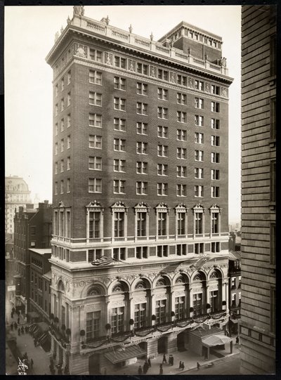 The Ritz-Carlton Hotel, Filadelfia, 1913 (srebrny odbitka żelatynowa) autorstwa Byron Company
