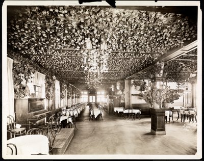 Jadalnia w Hotelu Dolphin, Nowy Jork, 1915 (srebrny odbitka żelatynowa) autorstwa Byron Company