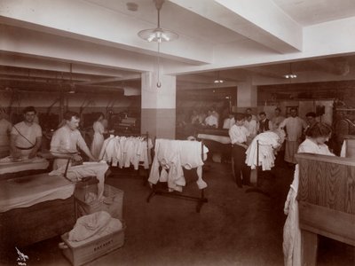 Pralnia w Hotelu McAlpin, 1913 (srebrny odbitka żelatynowa) autorstwa Byron Company