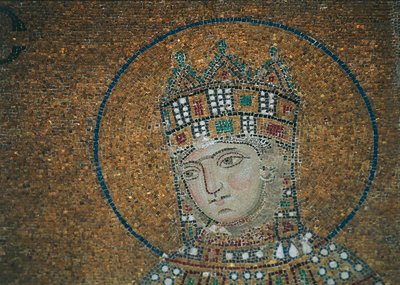 Cesarzowa Zoe w Hagia Sophia (mozaika) autorstwa Byzantine