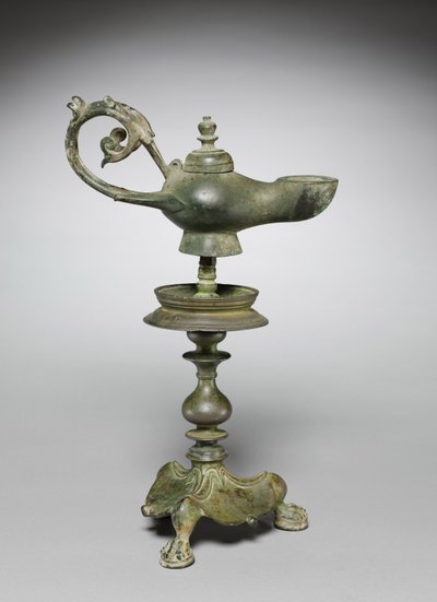 Lampa i stojak, 400s autorstwa Byzantine