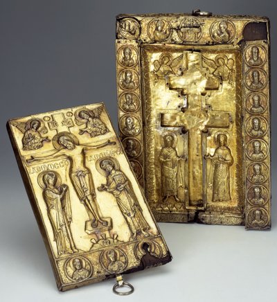 Relikwiarz Krzyża Świętego, koniec XI-początek XII wieku autorstwa Byzantine Byzantine