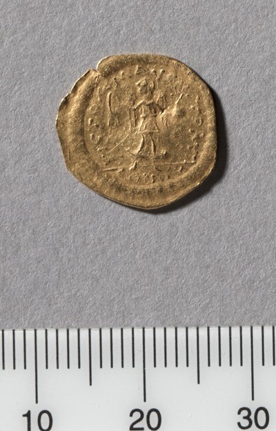 Półtremisy Justyniana I, Konstantynopol, 527-565 (złoto) autorstwa Byzantine School