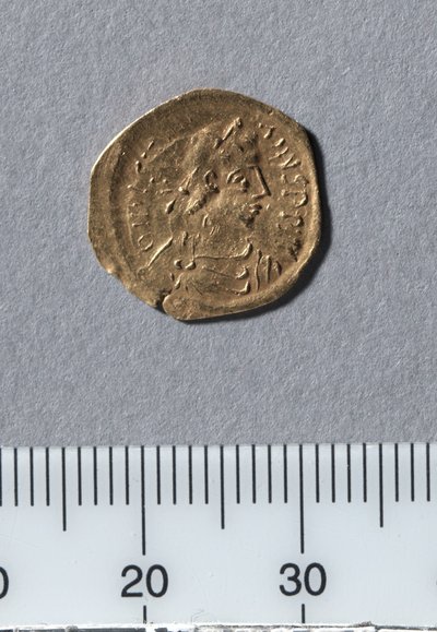 Półtremisy Justyniana I, Konstantynopol, 527-565 (złoto) autorstwa Byzantine School