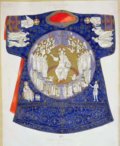 Dalmatyka cesarska, ok. 900 autorstwa Byzantine School