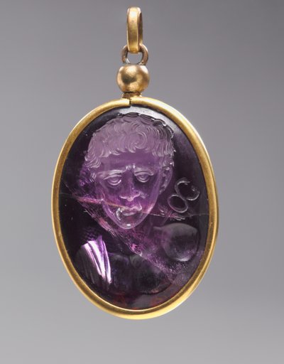 Intaglio z męskim popiersiem portretowym, 500s autorstwa Byzantine School