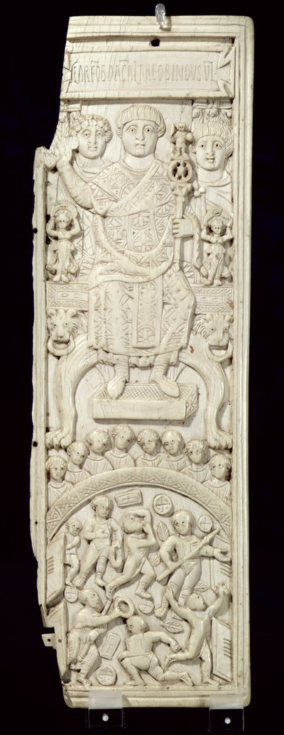 Panel z Dyptyku Konsula Areobindus, Konstantynopol, 506 AD (patrz także 199108) autorstwa Byzantine School