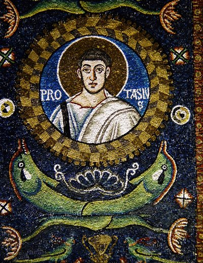 Św. Protasio (mozaika) autorstwa Byzantine School