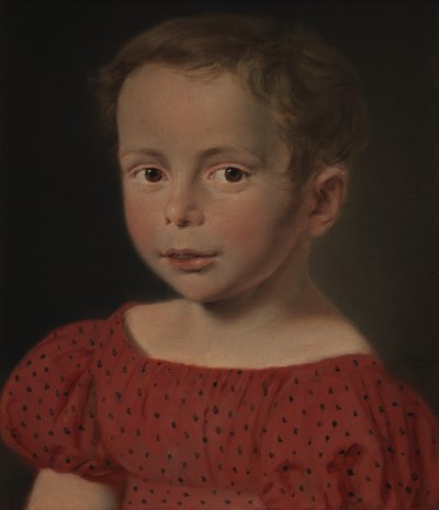 Portret dziecka autorstwa C.A. Jensen
