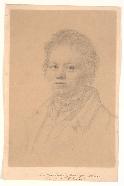 Portret mincerza J.F. przyjaciel autorstwa C.A. Jensen
