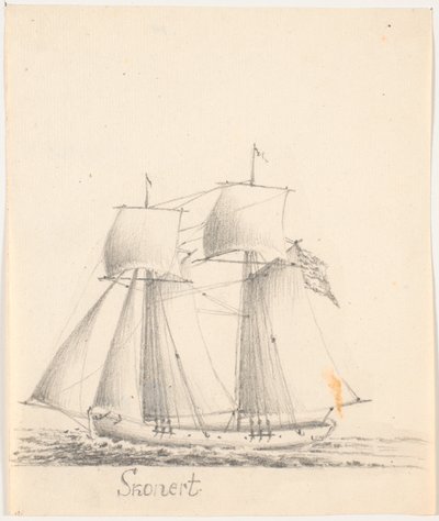Szkuner autorstwa C.A. Lorentzen