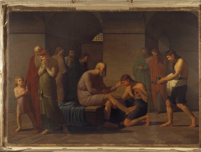 Śmierć Sokratesa autorstwa C.F. Høyer