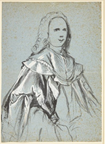 Studium do portretu, prawdopodobnie AG Moltke autorstwa C.G. Pilo