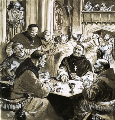 Zabawa mnichów i mniszek autorstwa C.L. Doughty