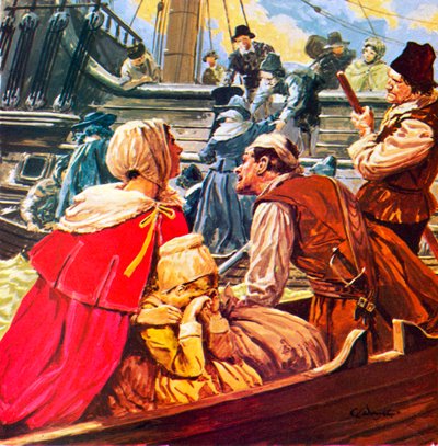 Protestanci uciekający z Francji w czasach Ludwika XIV autorstwa C.L. Doughty