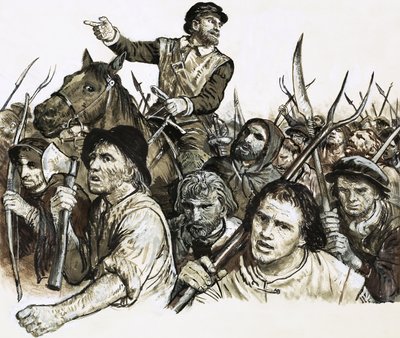 Robert Kett na czele buntu chłopskiego autorstwa C.L. Doughty
