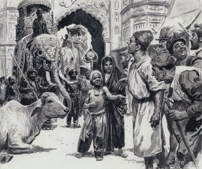 Parada (gwasz na papierze) autorstwa C.L. Doughty