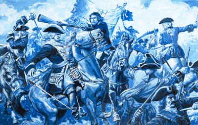 Bezbożny Bóg Słońca, z "Historii Francji" (gwasz na papierze) autorstwa C.L. Doughty