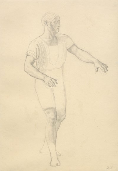 Śmierć Baldera - studium dla Hødur. autorstwa Christoffer Wilhelm Eckersberg