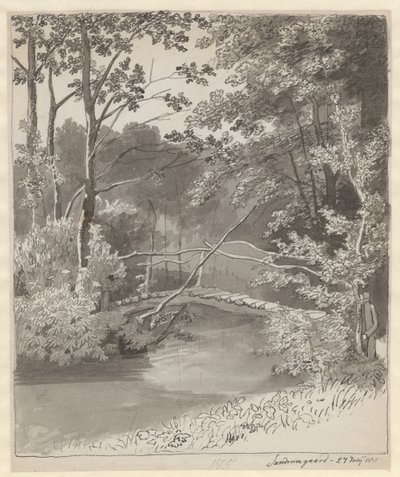 Bro i Sanderumgaards mają autorstwa Christoffer Wilhelm Eckersberg