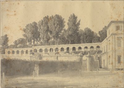 Casino del Muro Torto i Villa Borgheses mają, Rom autorstwa Christoffer Wilhelm Eckersberg