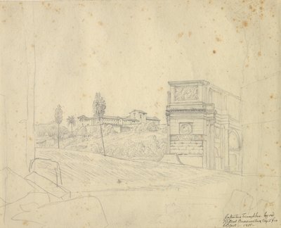 Constantins Triumfbue. autorstwa Christoffer Wilhelm Eckersberg