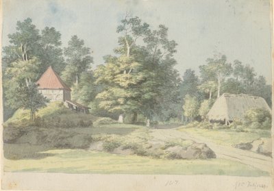 Cegielnia na Møn autorstwa Christoffer Wilhelm Eckersberg